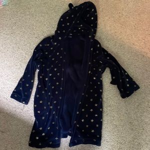 FUZZY BEAR ROBE WITH STARS